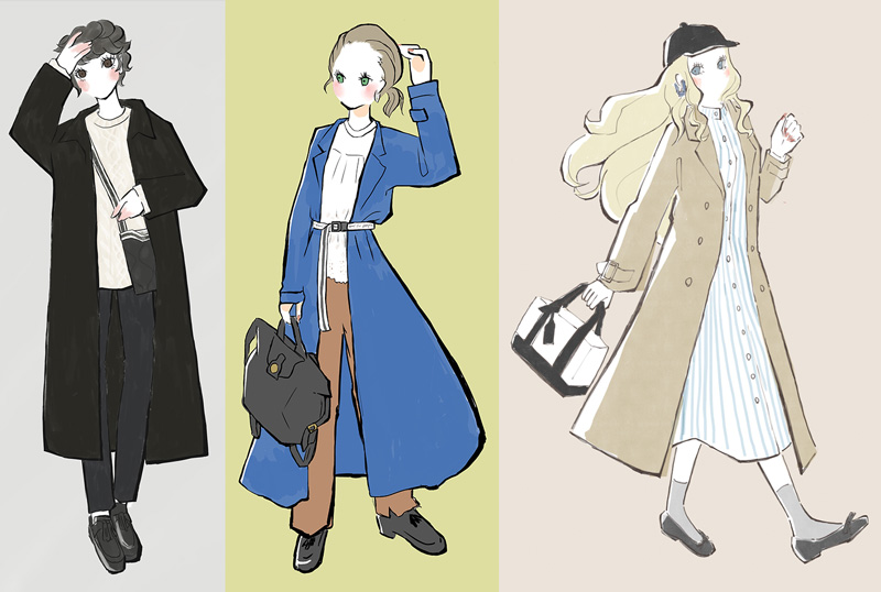 ファッションイラストまとめ 葉月しあポートフォリオサイト