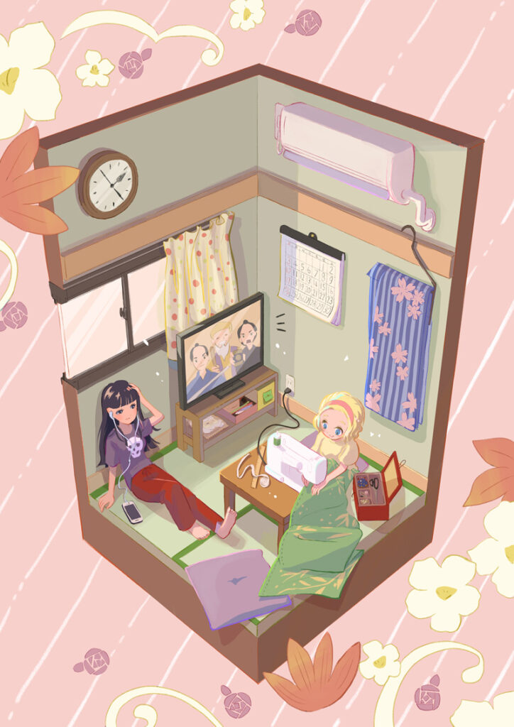 ラノベ イラスト,フレンチ女子マドレーヌさんの下町ふしぎ物語 イラスト,メディアワークス文庫 二次創作