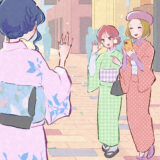 着物 女の子 イラスト,着物 コーディネート おしゃれ,着物 イラスト おしゃれ