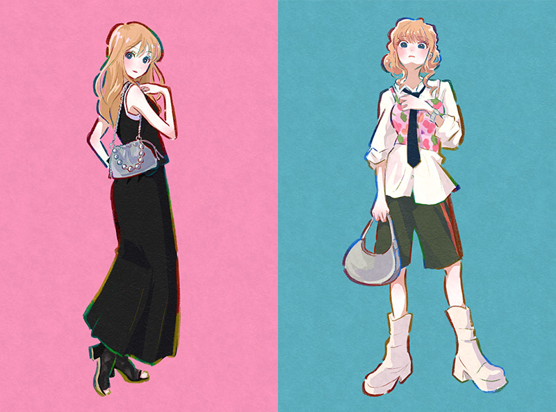 ファッション イラスト 可愛い,トレンド ファッション 2024,ファッション トレンド 春夏
